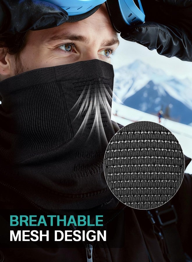 AOPREL Winter Neck Gaiter Windproof Neck Warmer Scarf Breathable Half-Face Mask Ski Mask Unisex for for Cold Weather Outdoor - Image 2